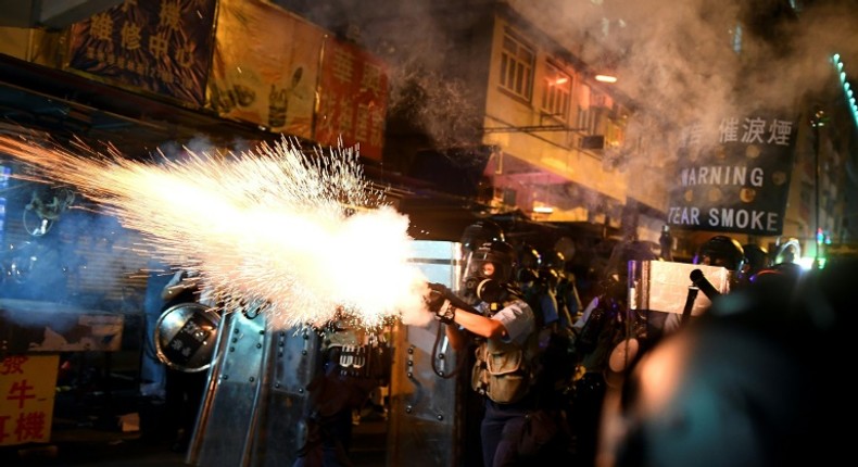 Police and pro-democracy protesters in Hong Kong have been locked in an increasingly violent struggle over 10 weeks