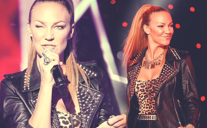 Kate Ryan na scenie 'Disco pod gwiazdami'