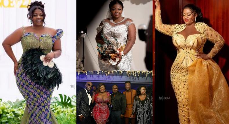 Tracey Boakye outfits for her wedding