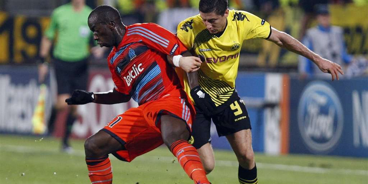 Borussia wysoko przegrała z Olympique Marsylia w meczu Ligi Mistrzów