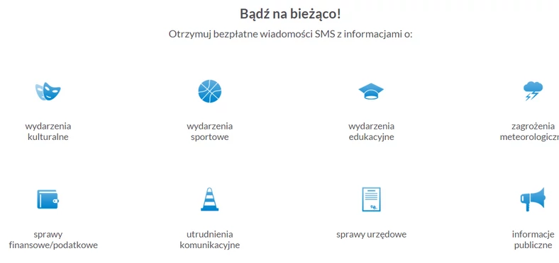 Informowanie o lokalnych wydarzeniach i zagrożeniach, fot. własne