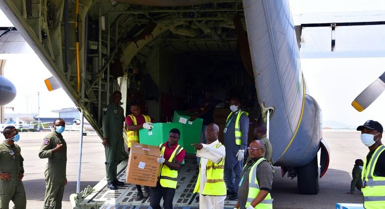 Top health official Abdulaziz Abdullahi said Nigeria has received 100,000 face masks, 1,000 protective gowns and 20,000 test kits