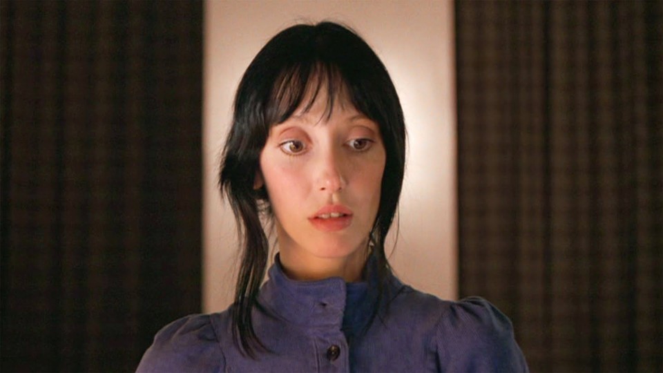 Shelley Duvall w filmie "Lśnienie" (kadr z filmu)