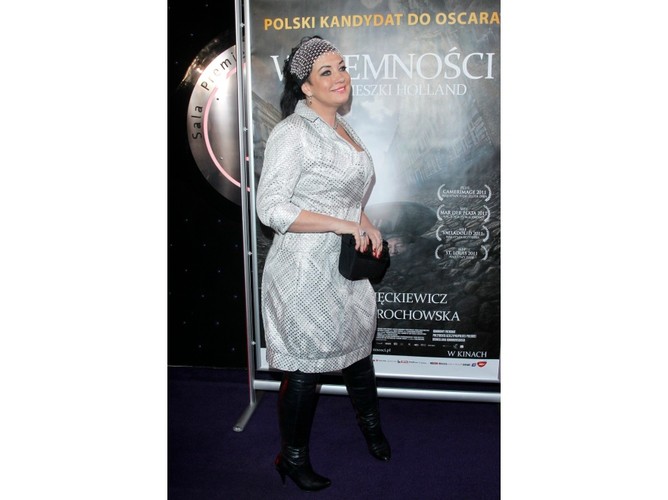 Alicja Węgorzewska-Whiskerd w bardzo oryginalnej kreacji.