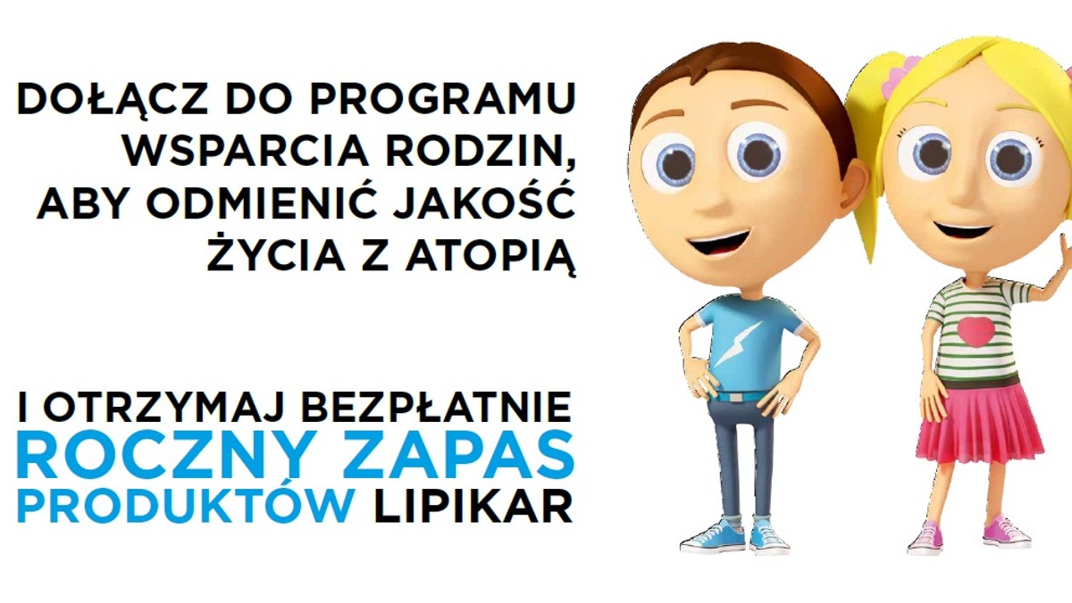 W październiku 2014 roku marka La Roche-Posay ogłasza nowy, ogólnopolski program o nazwie "Rodziny Lipikar", którego celem jest poprawa jakości życia dzieci chorych na atopowe zapalenie skóry i ich rodzin oraz uruchamia platformę internetową www.infoatopia.pl, dedykowaną rodzinom, które na co dzień borykają się z chorobą. 50 wybranych rodzin, w których co najmniej jedno dziecko choruje na atopowe zapalenie skóry, zostanie objęte specjalnym programem.