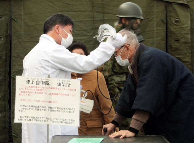 Lekarze badają pod kątem ewentualnego napromieniowania mieszkańców wioski Otama w prefekturze Fukushima