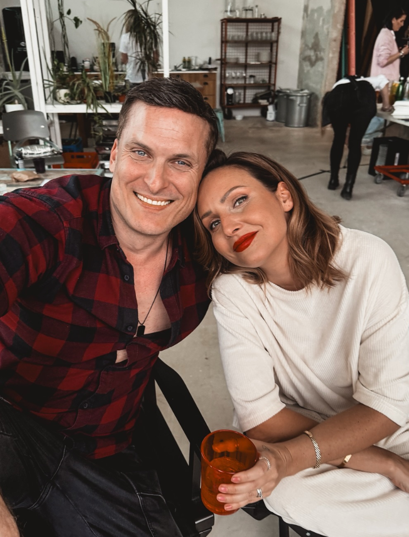 Ján Koleník a herečka Veronika Arichteva.