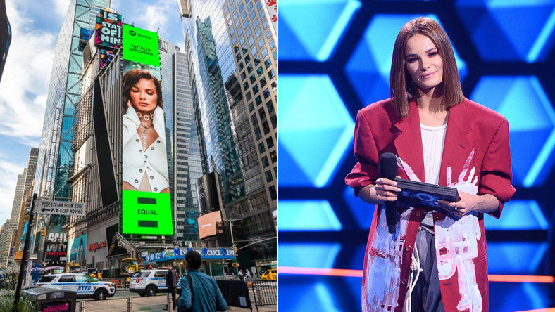 Natalia Szroeder trafiła na billboard na Manhattanie. Wkrótce jej nowa płyta
