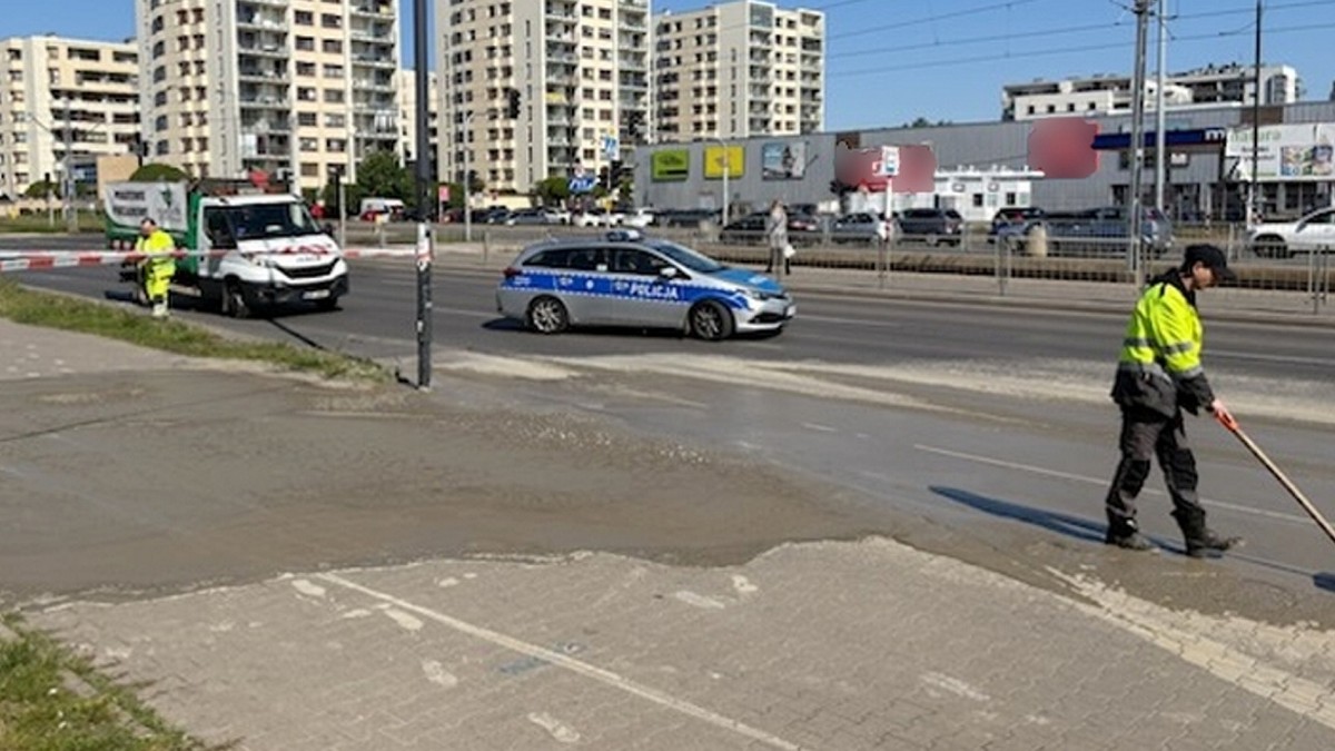 Warsaw. They didn’t see this drivers. The guards were bricking up