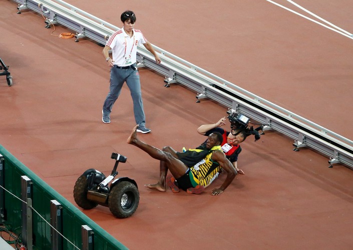 Kamerzysta rozjechał Usaina Bolta