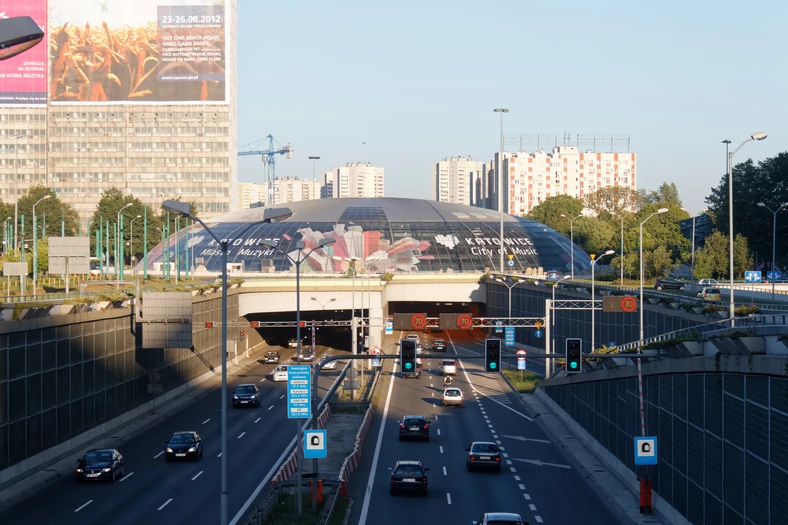 Tunel pod rondem gen. Jerzego Ziętka w Katowicach