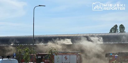 Pożar w centrum handlowym pod Warszawą. Ewakuowano 250 osób!