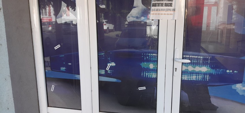 Policijska stanica Srbobran bačena bomba