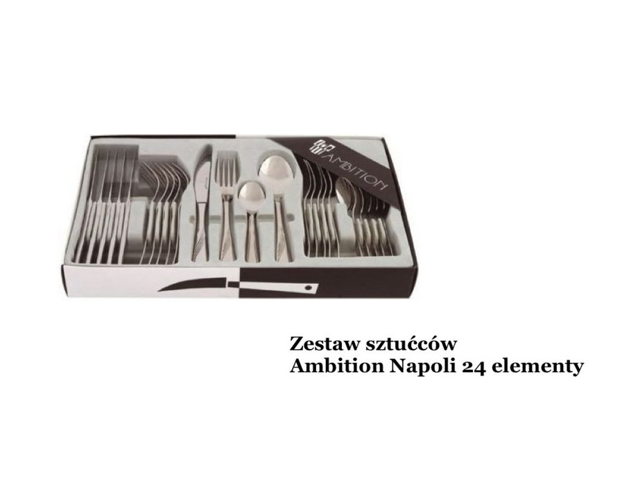 Zestaw sztućców Ambition Napoli 24 elementy