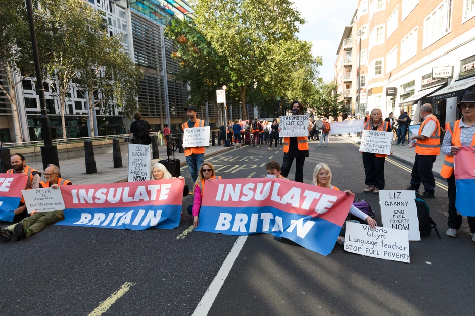 Klimatski protesti Izolujmo Britaniju
