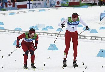 Justyna Kowalczyk finisz