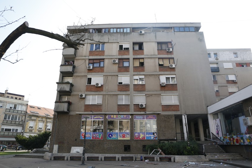 Zgrada u Smederevu nakon eksplozije
