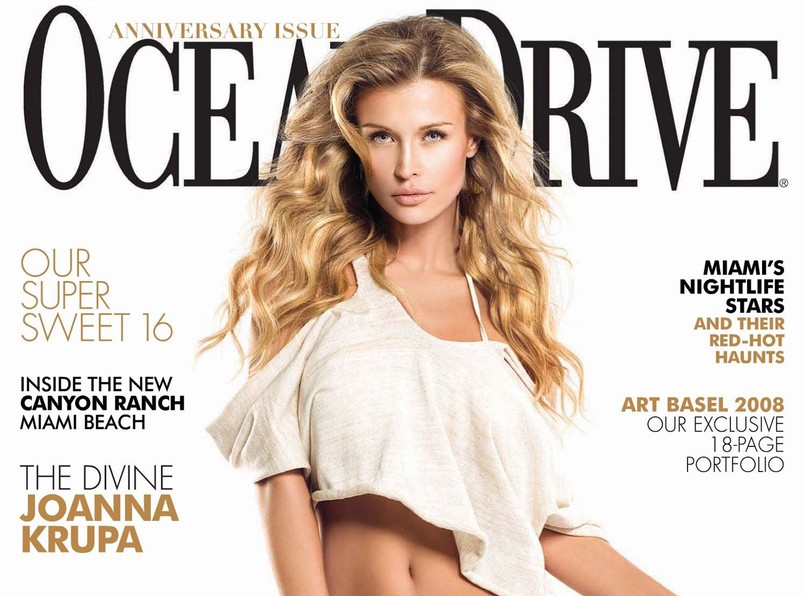 Joanna Krupa na okładce magazynu z Kalifornii