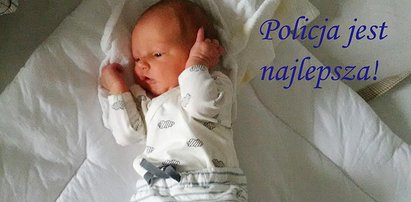 Mama małego Janka płakała z bólu. Z pomocą ruszyli policjanci