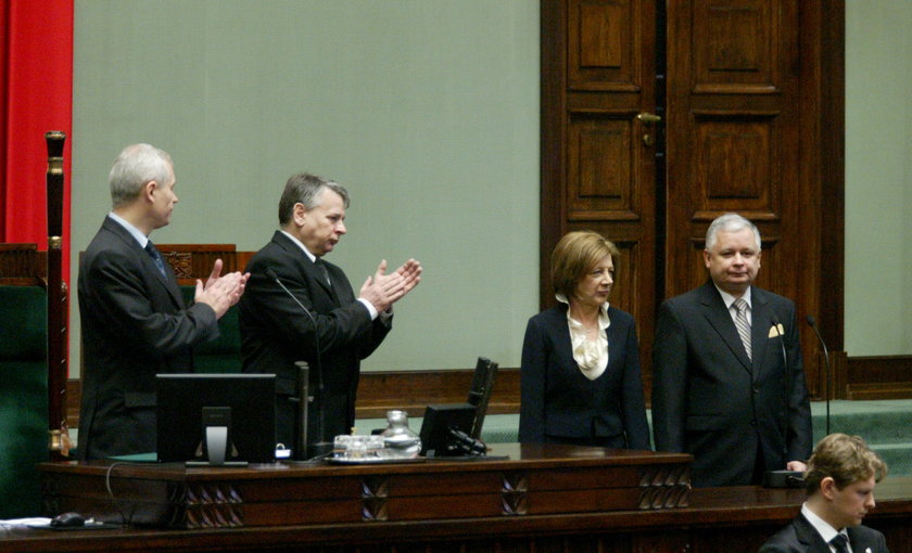 Zaprzysiężenie śp. Lecha Kaczyńskiego