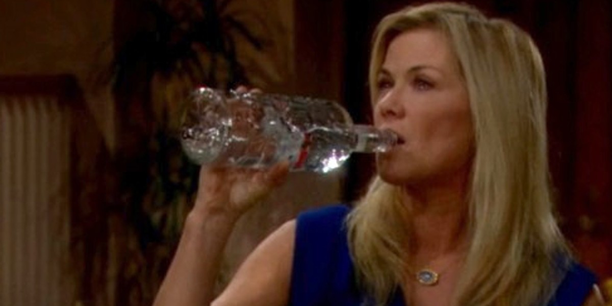 Brooke Logan została alkoholiczką