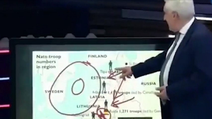 Hátborzongató terv az orosz állami tévé műsorán: így indulnának meg a csapatok a NATO-tag balti országok ellen 