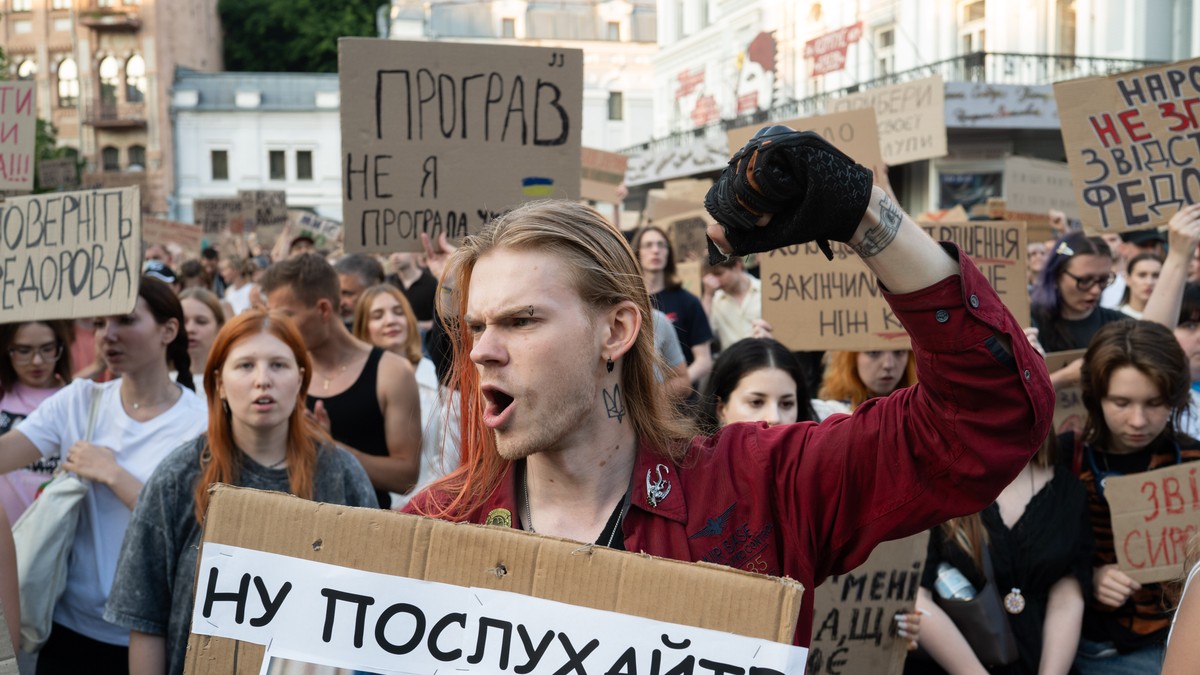Protest u Kijevu u znak podrške Fedorovu