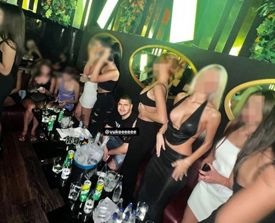 Vuk Stanković u noćnom provodu