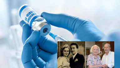 Uczcili 77. rocznicę ślubu szczepieniem na koronawirusa