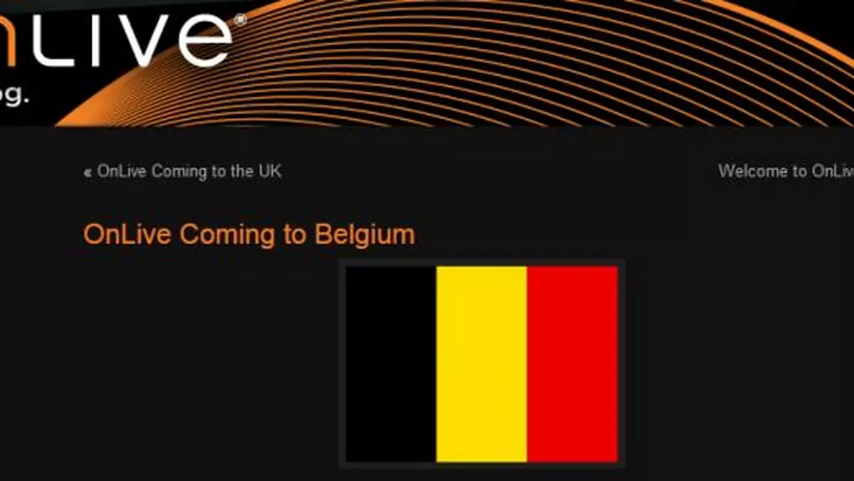 OnLive pojawi się w Belgii. Kiedy dotrze do Polski?