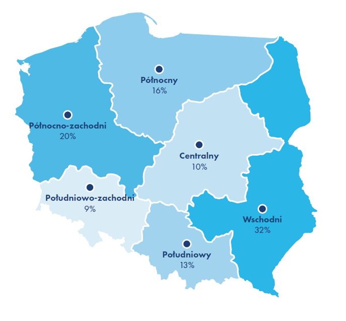 Miejsce zamieszkania a chęć emigracji. Źródło: Raport Work Service „Migracje zarobkowe Polaków”.