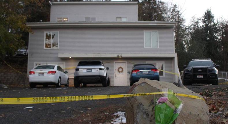 The off-campus home in Moscow, Idaho, where four university students were found stabbed to death.Angela Palermo/Idaho Statesman/Tribune News Service via Getty Images