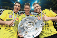 Robert Lewandowski, Łukasz Piszczek i Kuba Błaszczykowski