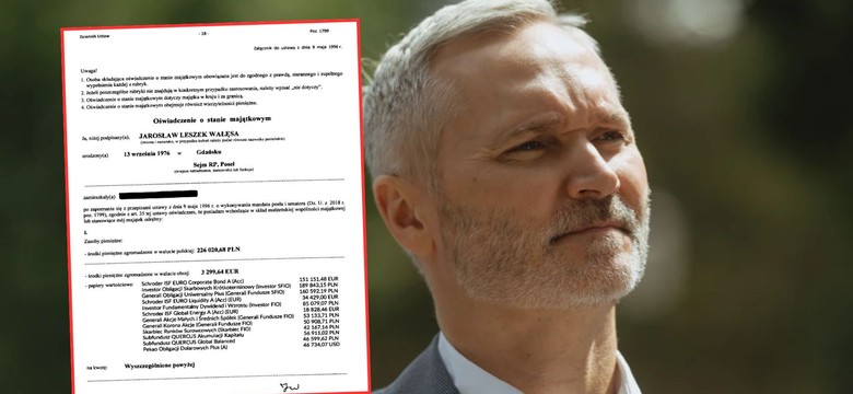 Oto majątek Jarosława Wałęsy. Syn byłego prezydenta to milioner