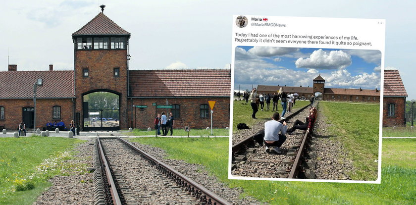 Pojechali do obozu Auschwitz i robili sobie foteczki. Jak im nie wstyd?