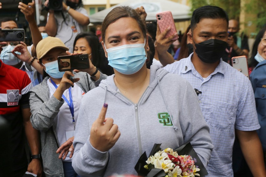 Sara Duterte nakon glasanja