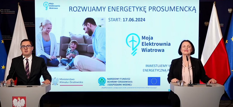 Ruszył nabór wniosków do programu "Moja Elektrownia Wiatrowa"