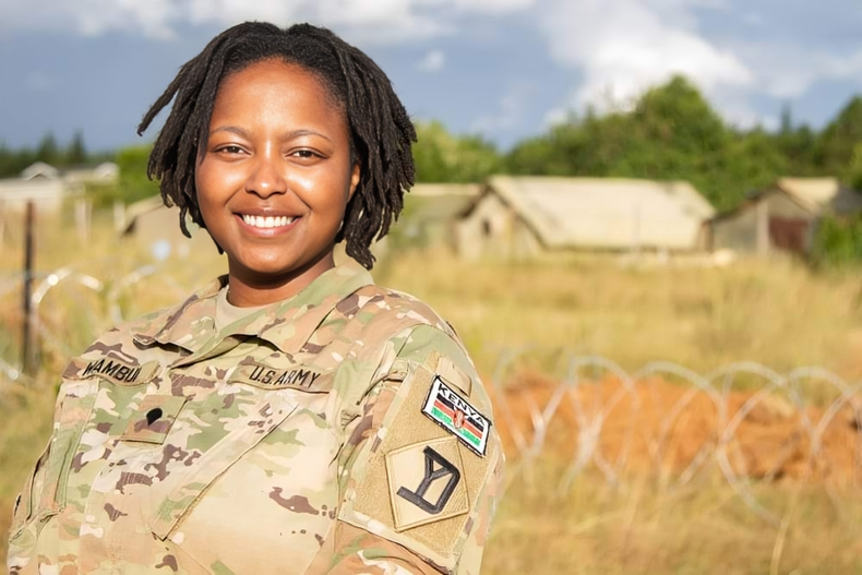 U.S. Army Specialist Dalya Wambui