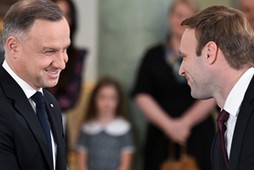 Prezydent Andrzej Duda i szef jego gabinetu Marcin Mastalerek