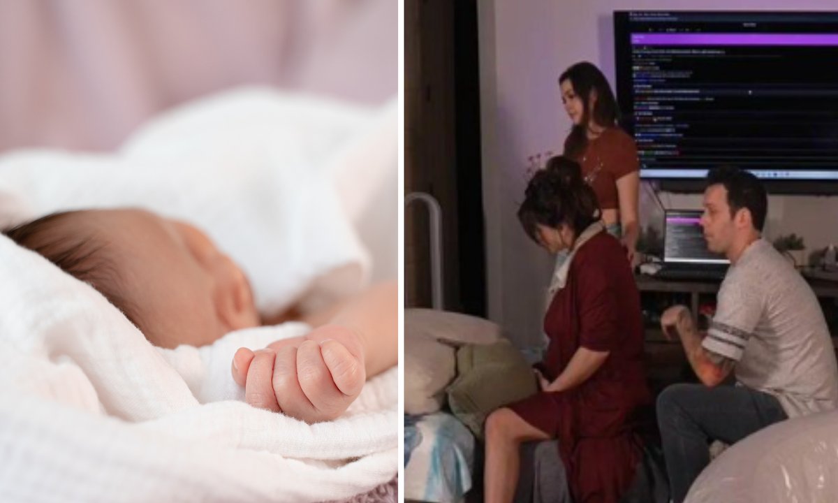 Kobieta transmitowała poród. Internauci wybrali imię dla jej dziecka