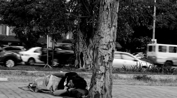 Hajléktalanoknak zsíros kenyeret osztó nőre hívtak rendőröket Kaposváron /Illusztráció: Pexels