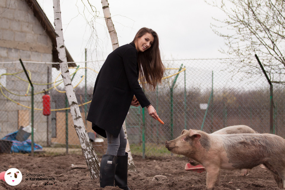 Miss Polski, Paulina Maziarz pomaga w schronisku w Korabiewicach