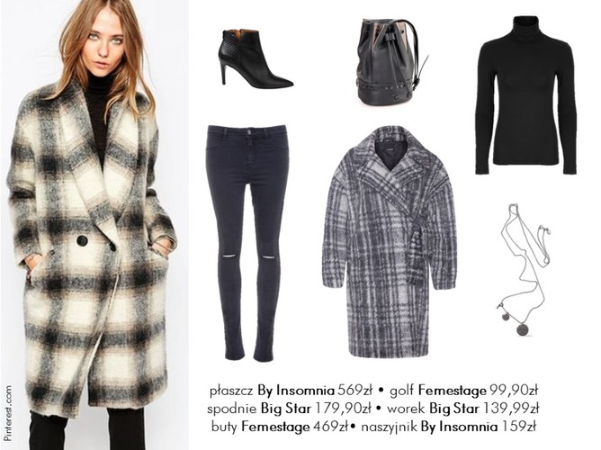 Jesień w kratkę. STYLIZACJE