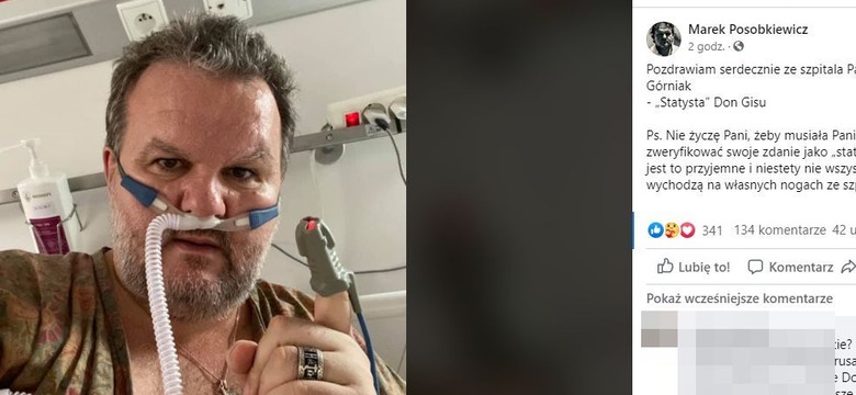 Posobkiewicz śpiewa dla Górniak: Ja nie jestem statystą [WIDEO]