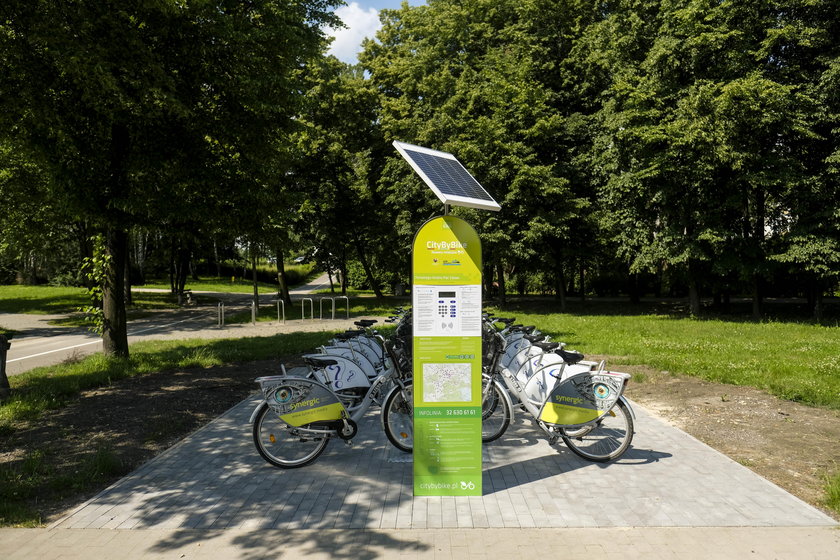7 nowych stacji rowerowych w Katowicach