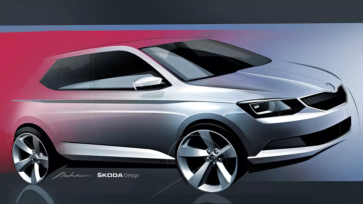 Skoda Fabia III: szkic