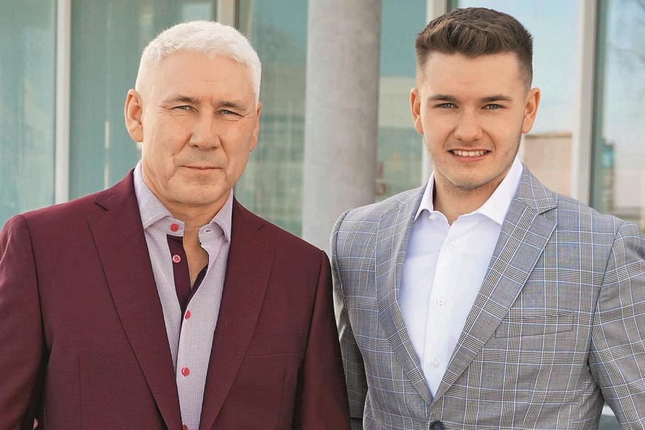 Tata, czyli „szef”, Tomasz Szukalski i syn Piotr – dwa pokolenia