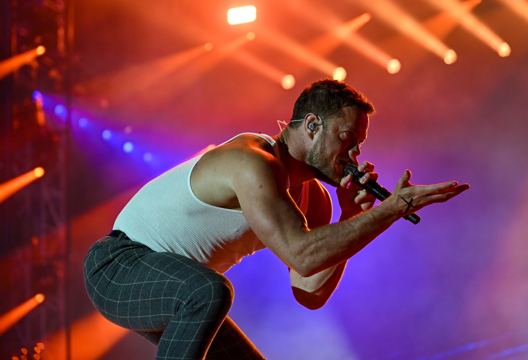 Dan Reynolds, spevák americkej skupiny Imagine Dragons.