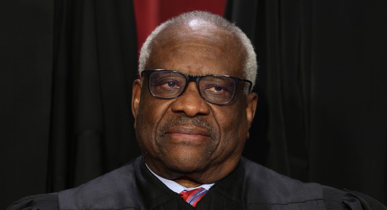 Supreme Court Justice Clarence Thomas.Getty Images