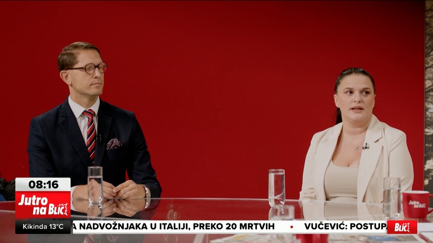 Advokat Radomir Munižaba i Bojana Bogosav